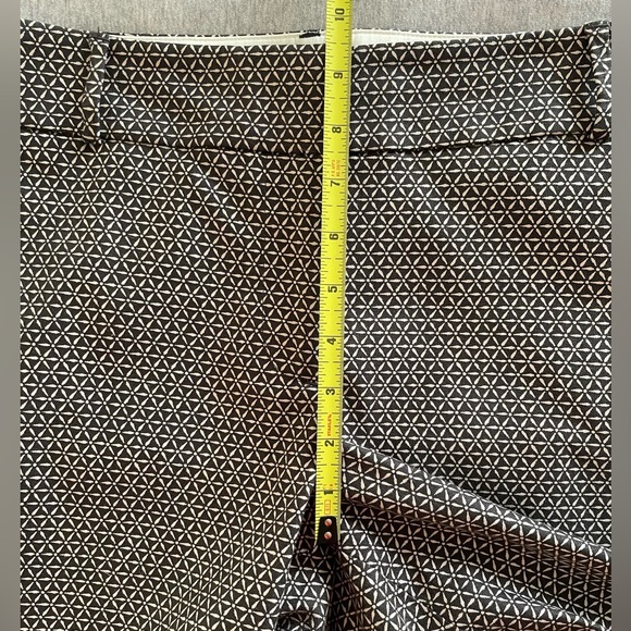 Ann Taylor LOFT Women’s Size 12 Petite Brown & Beige Marisa Ankle Pant - Picture 3 of 7
